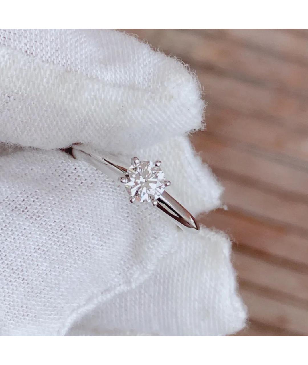 TIFFANY&CO Серебряное кольцо из белого золота, фото 2