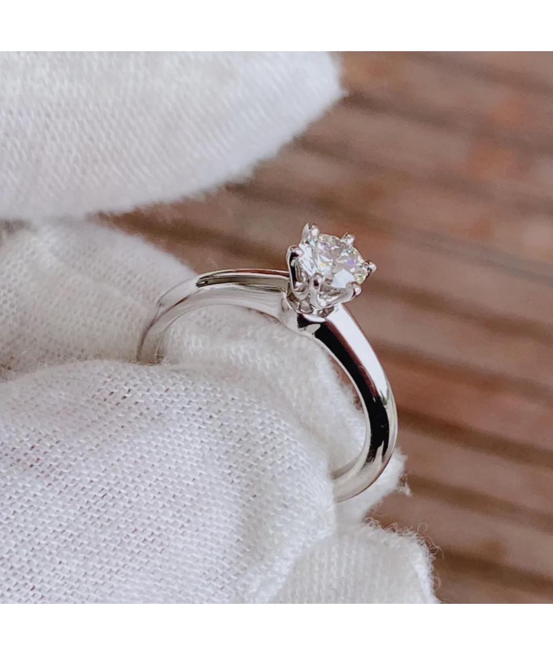 TIFFANY&CO Серебряное кольцо из белого золота, фото 3