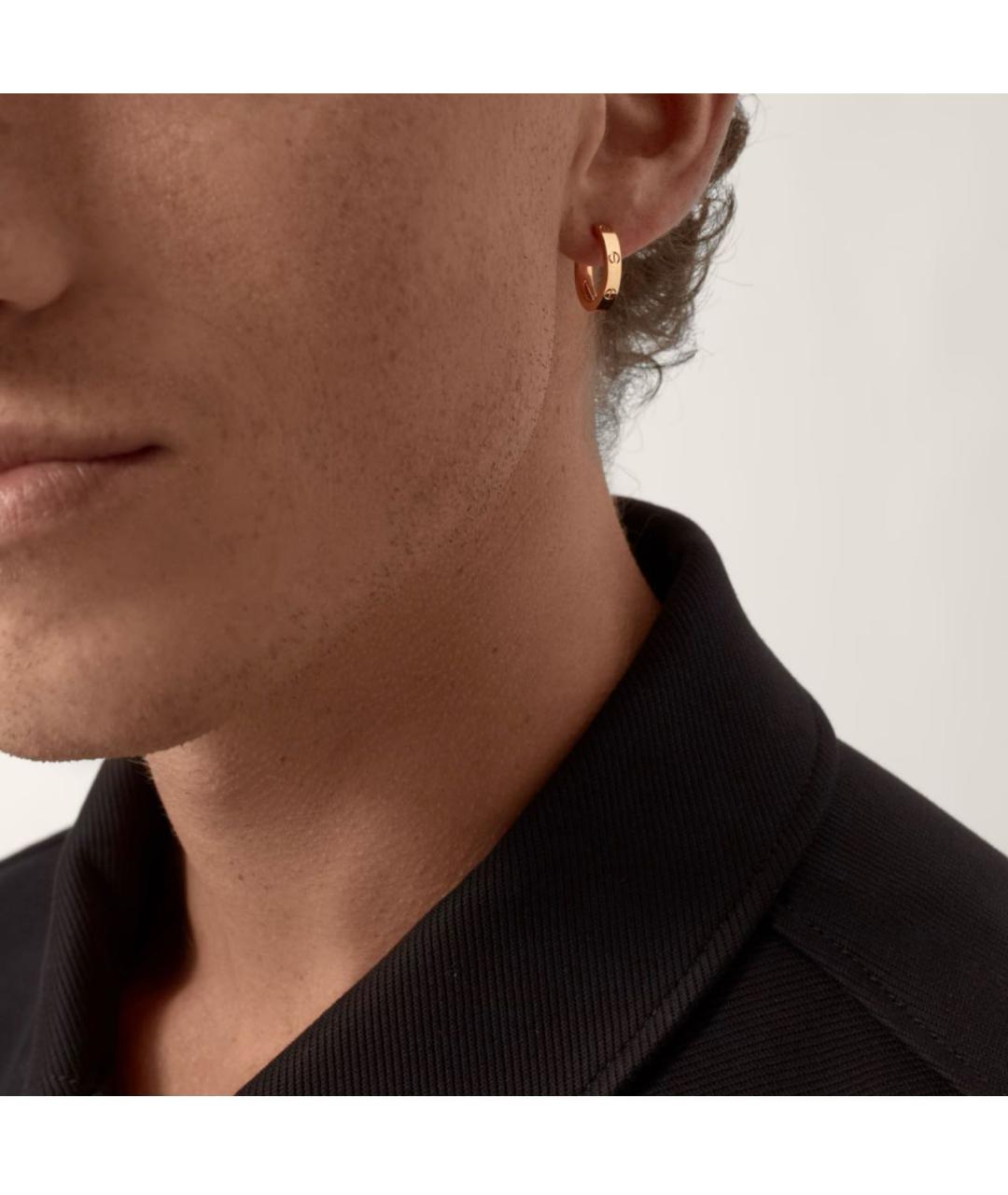 CARTIER Розовые серьги из розового золота, фото 4
