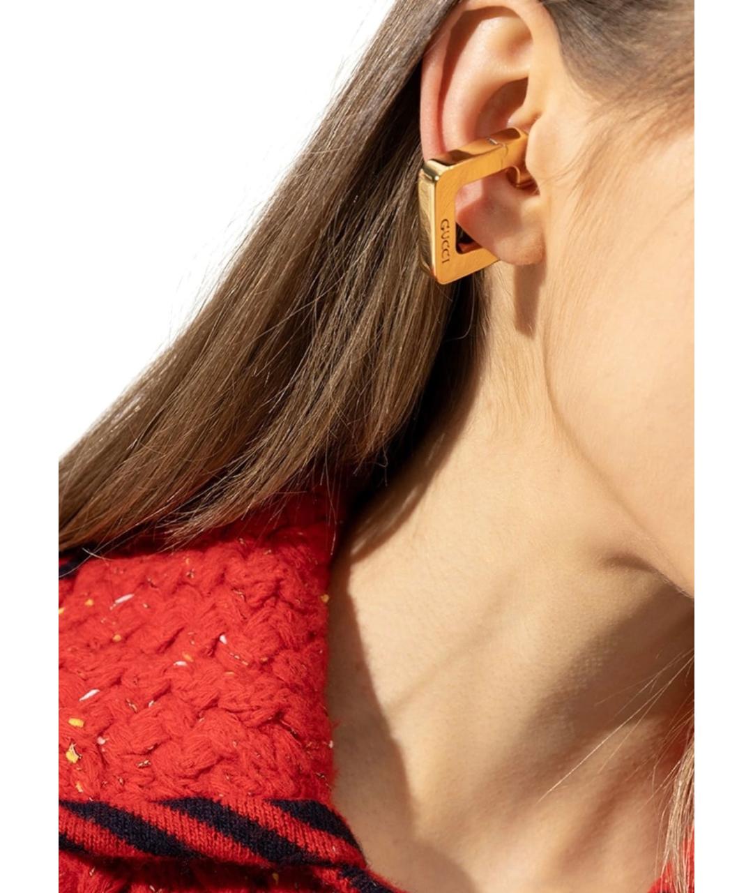 GUCCI Золотые серьги, фото 5