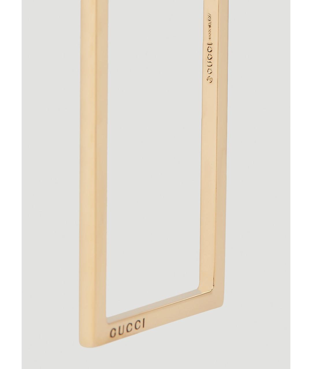 GUCCI Золотые серьги, фото 4