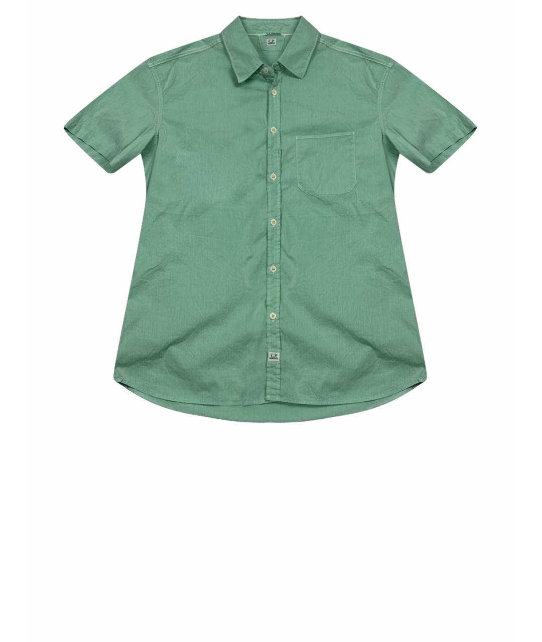 CP COMPANY Бирюзовая хлопковая кэжуал рубашка, фото 1