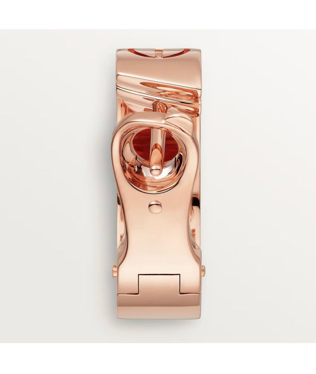 CARTIER Розовые серьги из розового золота, фото 5