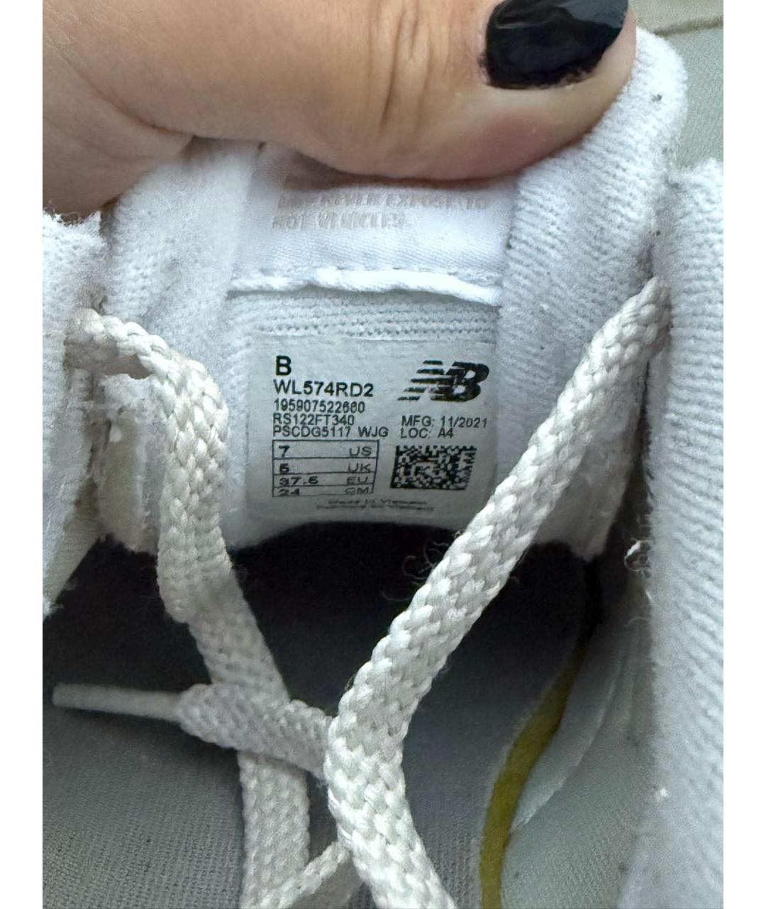 NEW BALANCE Розовые замшевые кроссовки, фото 7