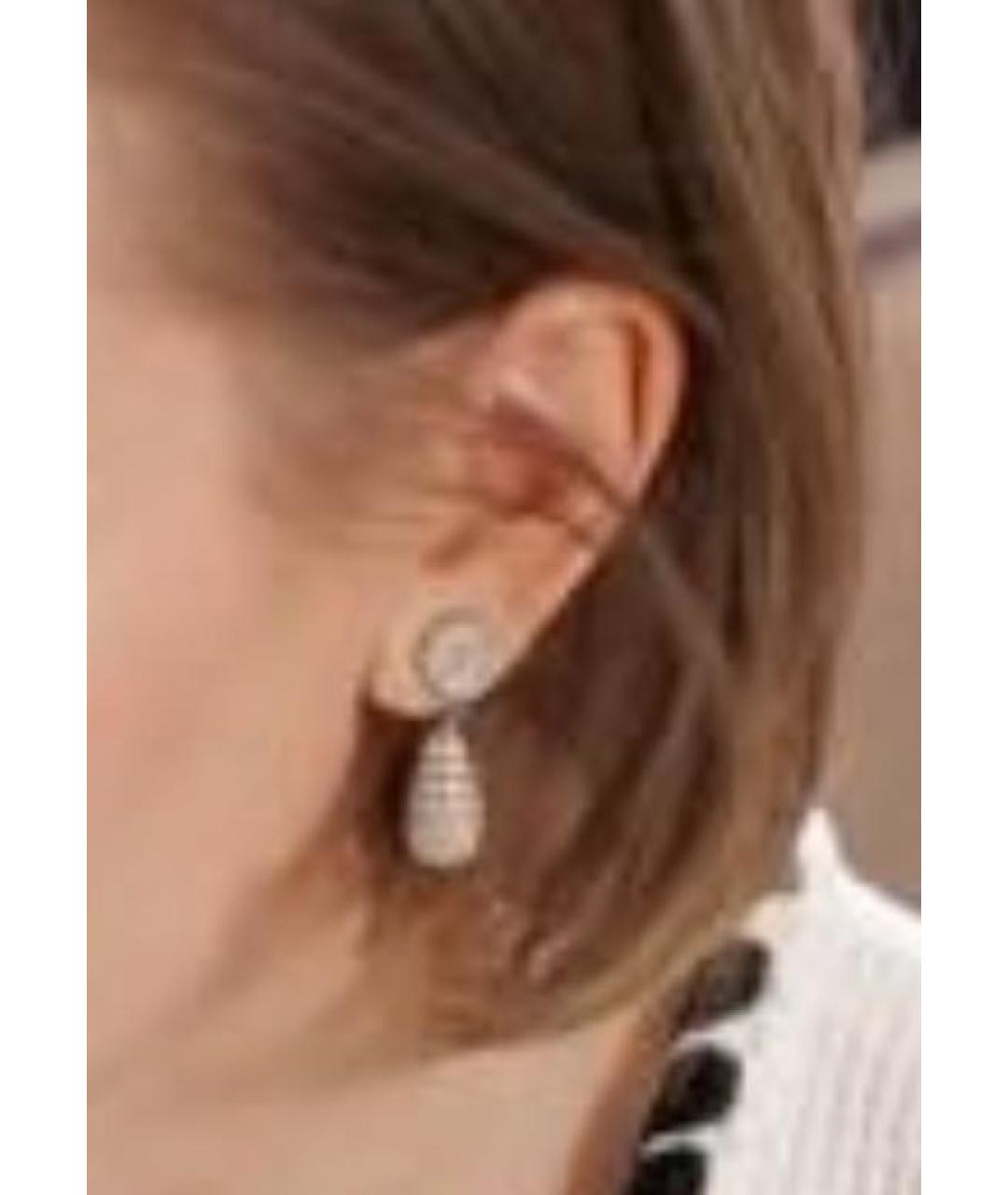 CHANEL Серебряные латунные серьги, фото 4
