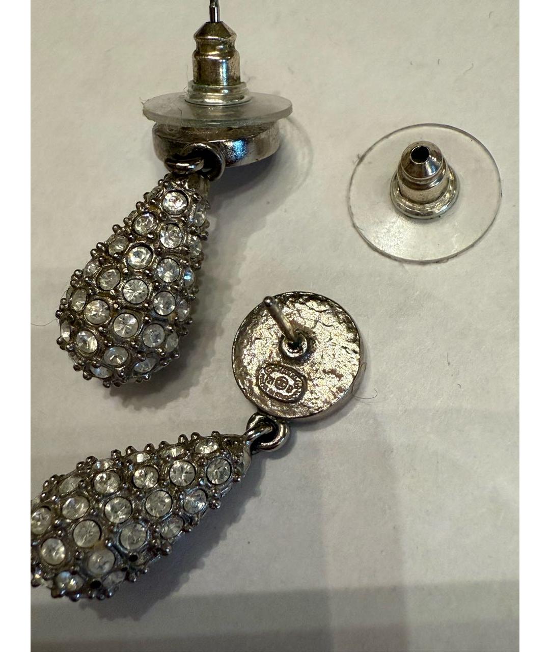 CHANEL Серебряные латунные серьги, фото 3