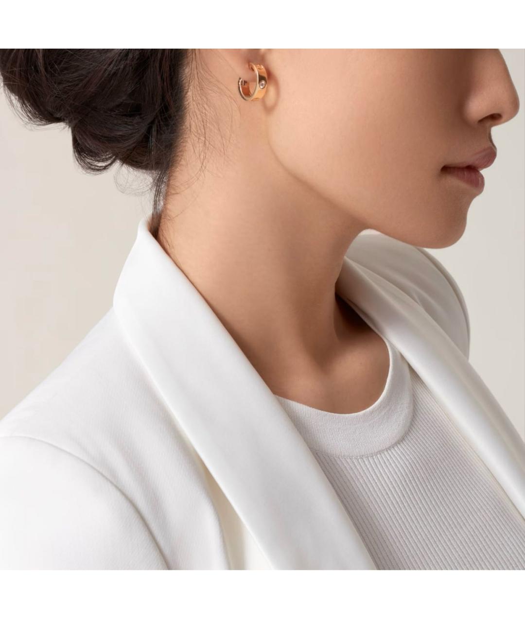 CARTIER Золотые серьги из желтого золота, фото 2