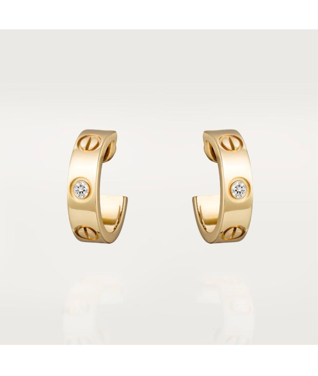 CARTIER Золотые серьги из желтого золота, фото 9