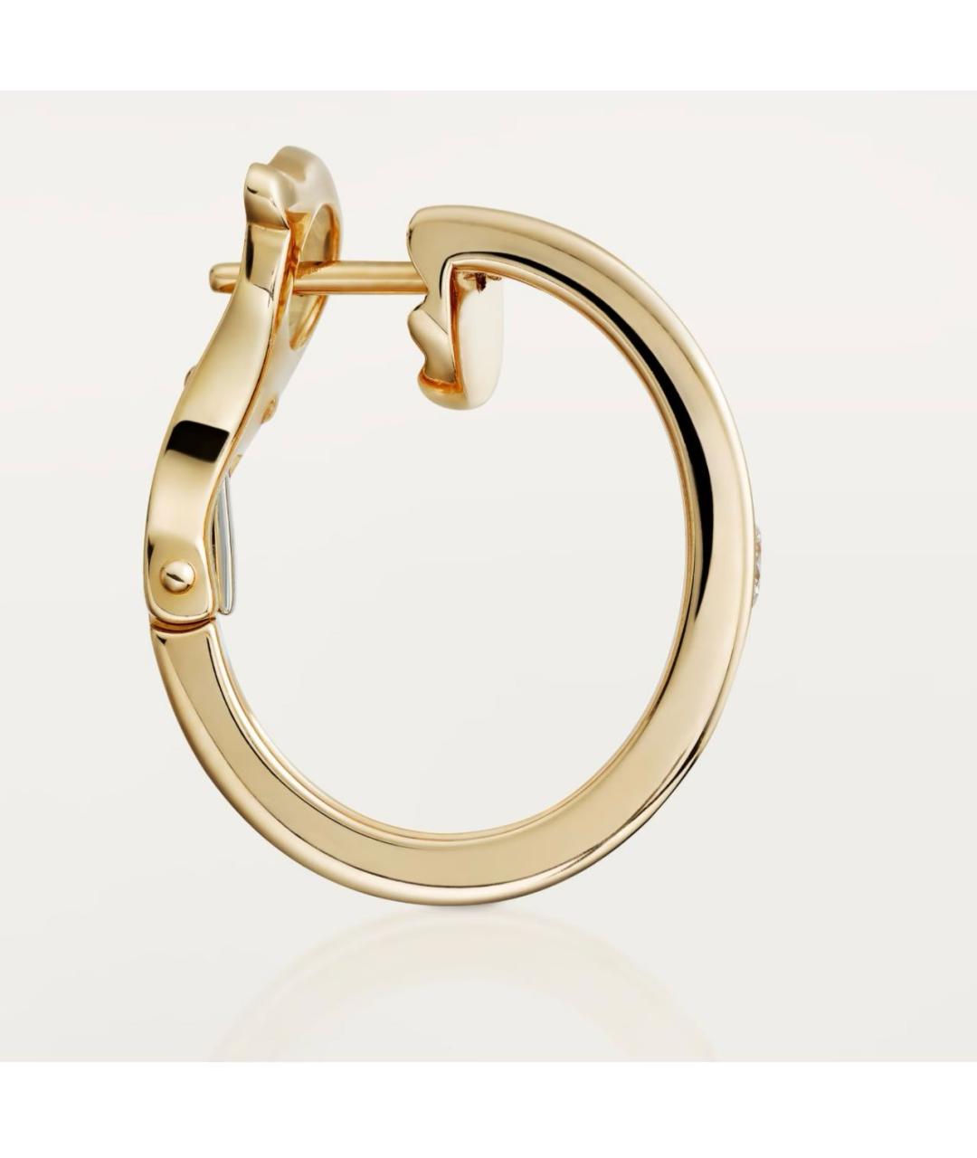 CARTIER Золотые серьги из желтого золота, фото 7