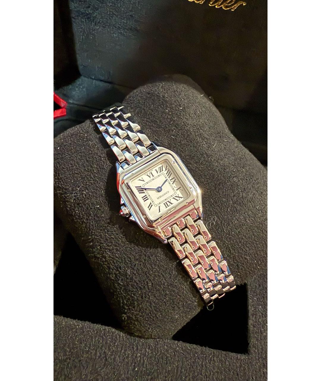 CARTIER Серые стальные часы, фото 2