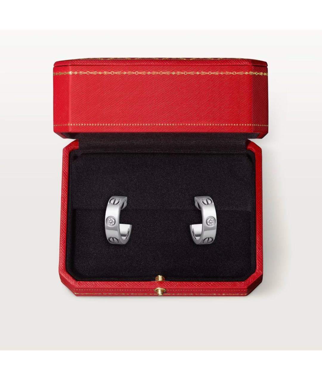 CARTIER Серебряные серьги из белого золота, фото 8
