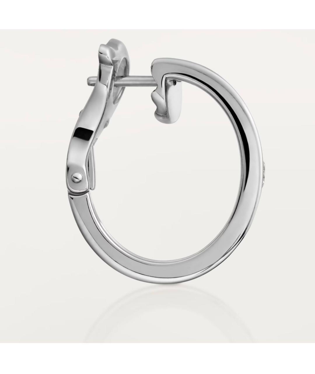 CARTIER Серебряные серьги из белого золота, фото 7