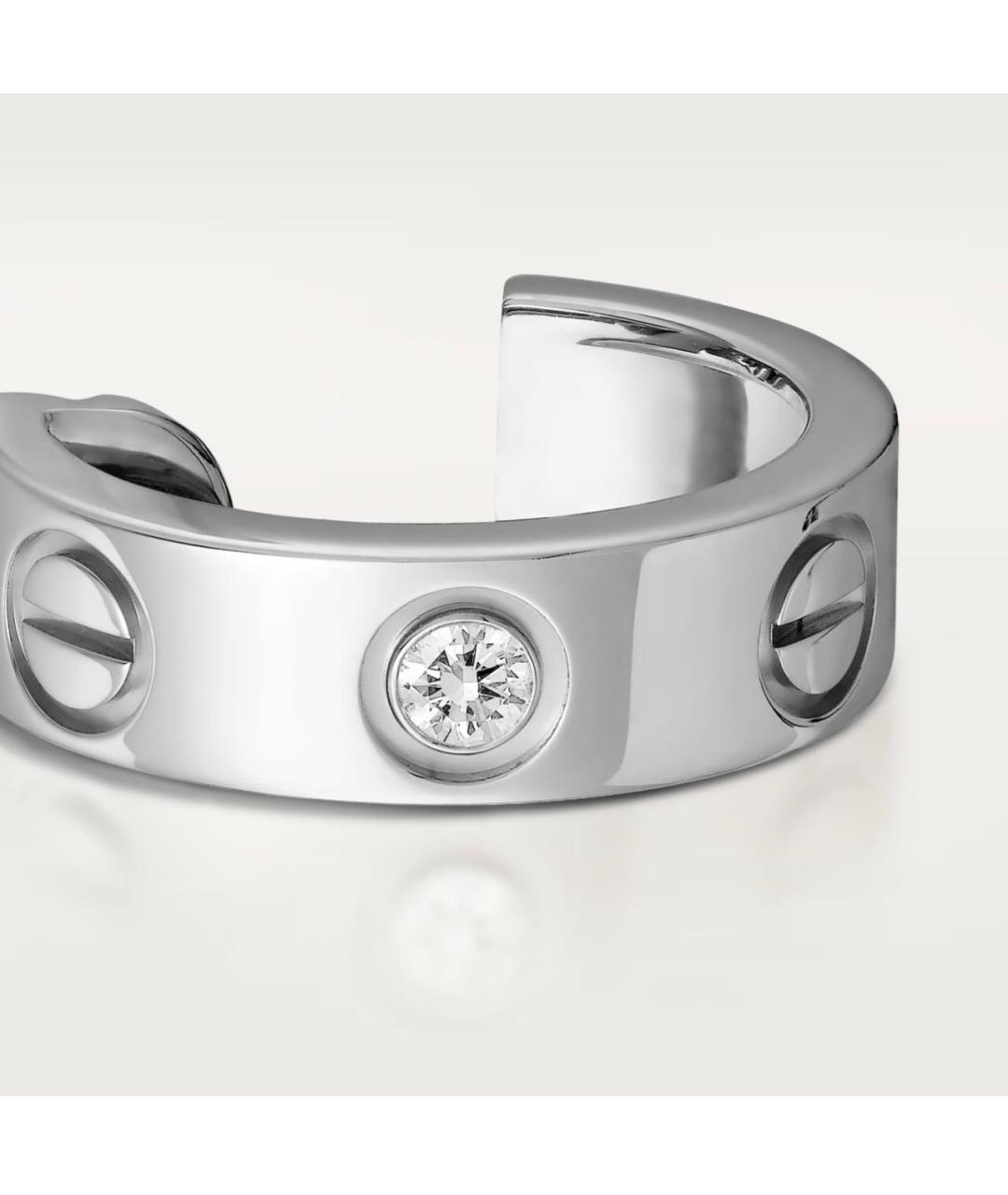 CARTIER Серебряные серьги из белого золота, фото 6