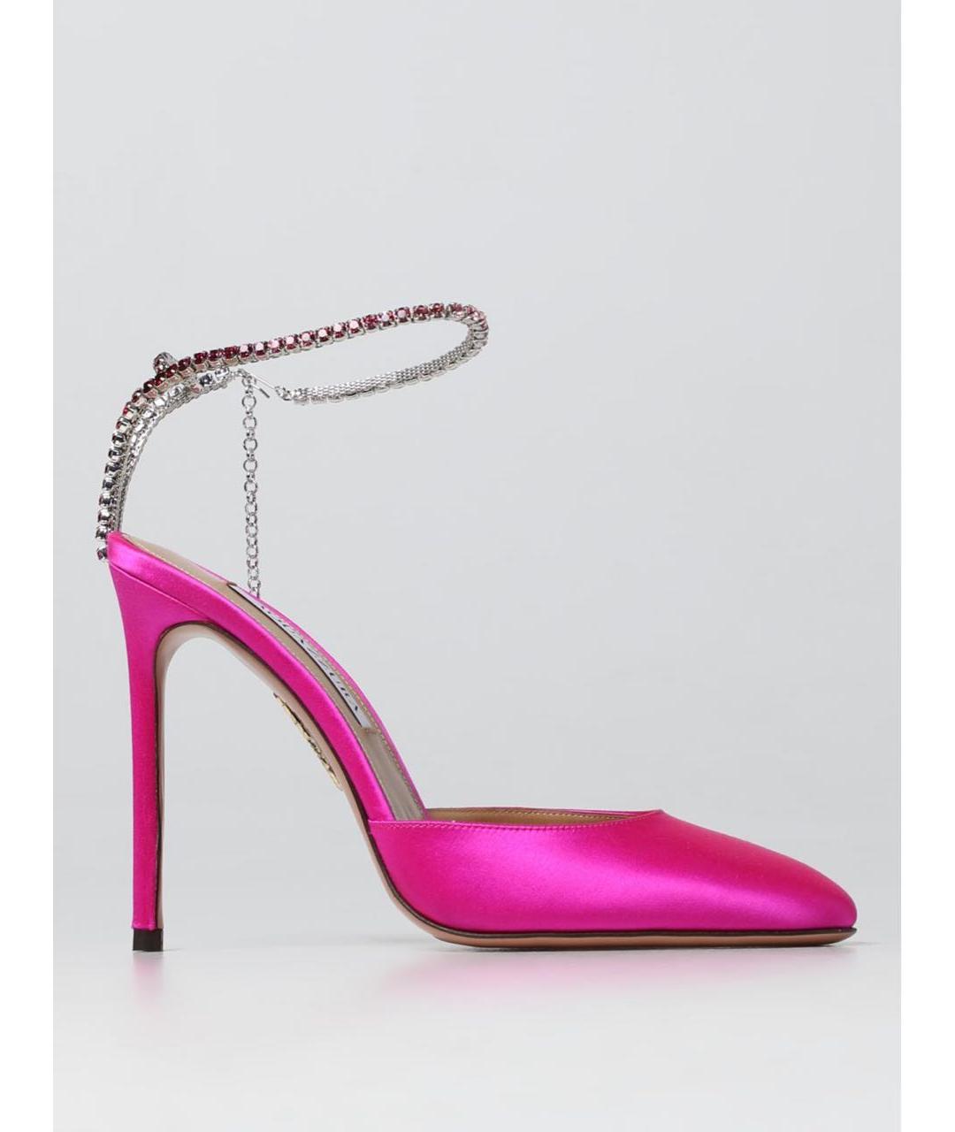 AQUAZZURA Фуксия мюли, фото 7