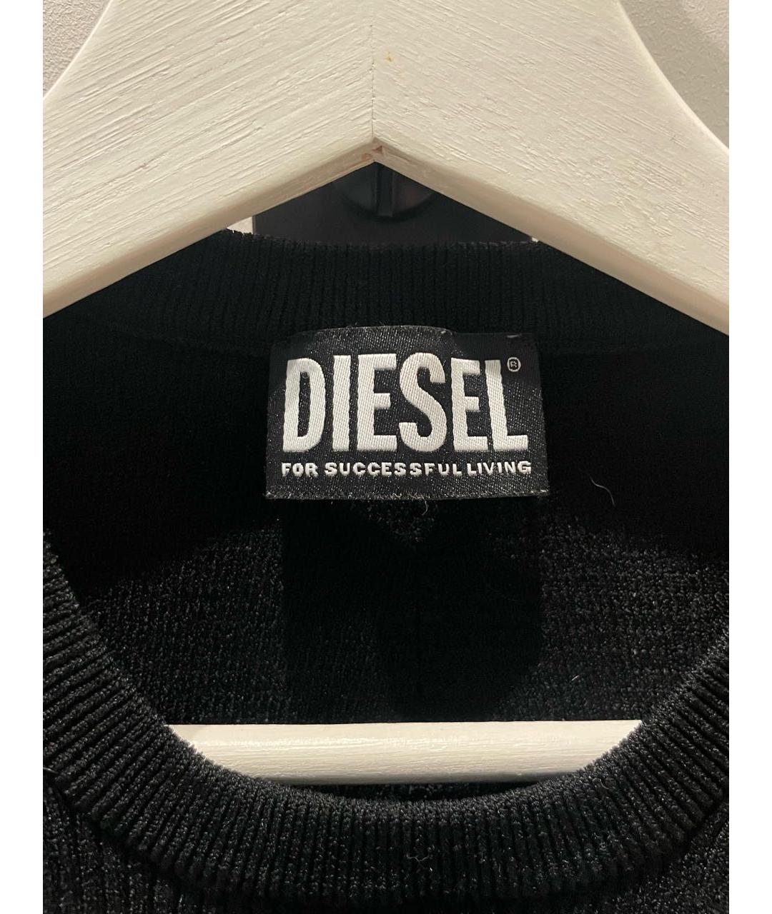DIESEL Черная хлопковая майка, фото 3