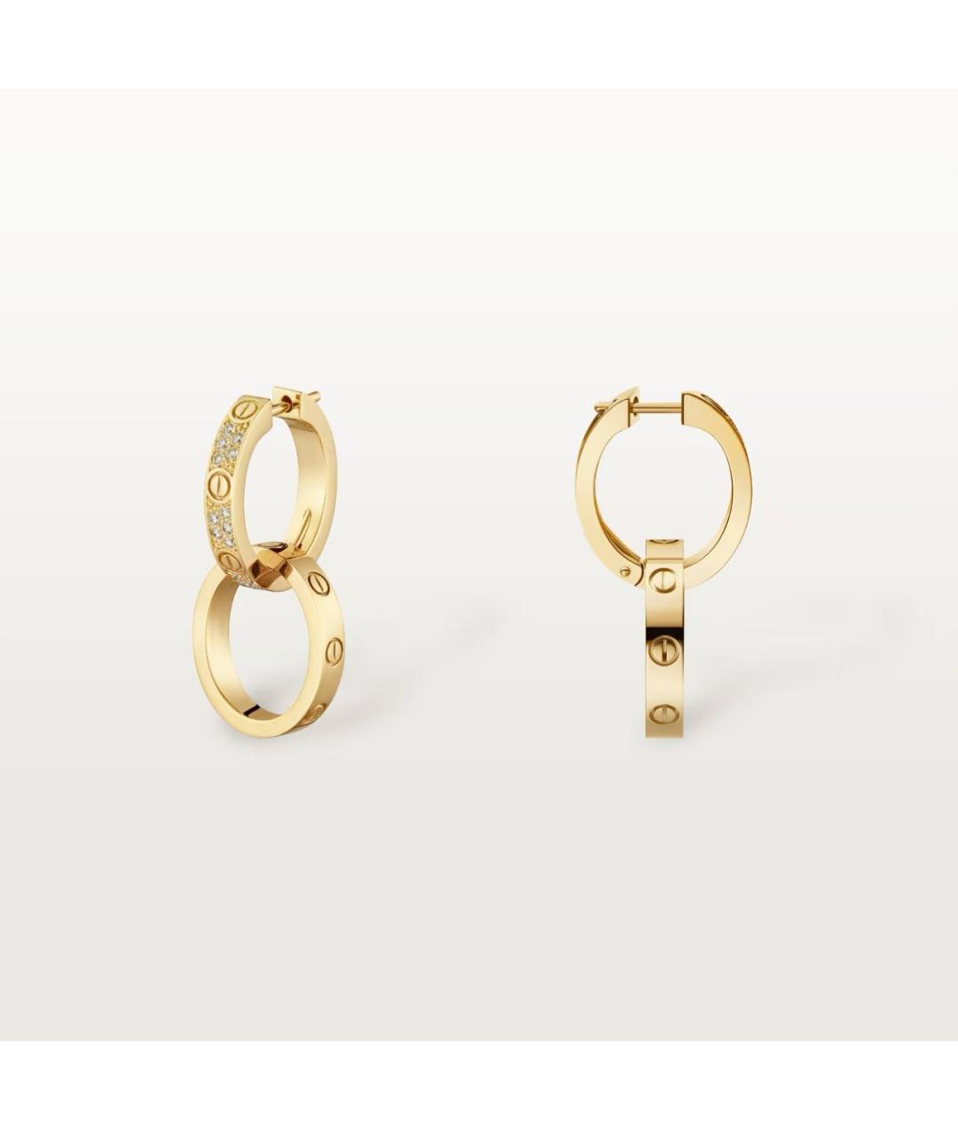 CARTIER Золотые серьги из желтого золота, фото 6