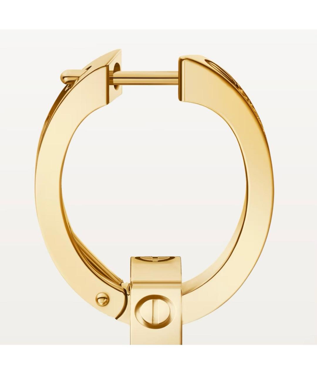 CARTIER Золотые серьги из желтого золота, фото 5