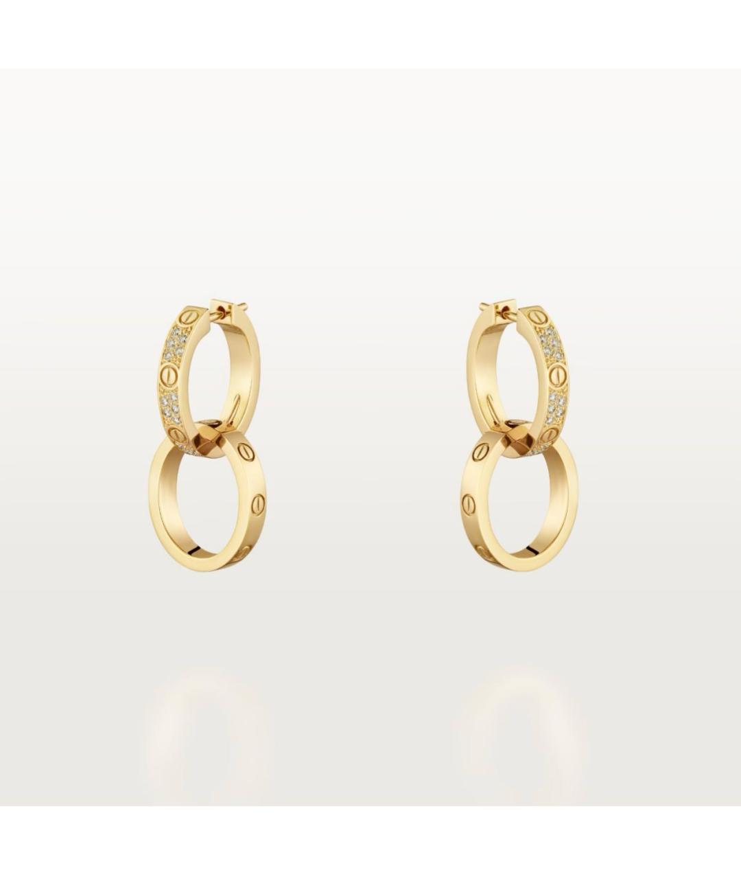 CARTIER Золотые серьги из желтого золота, фото 9