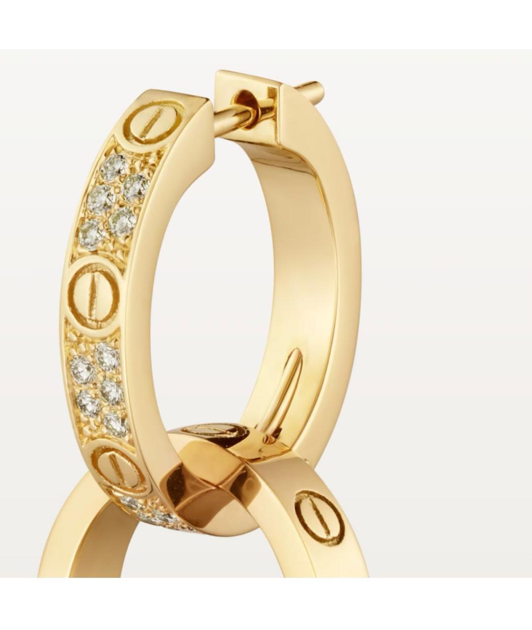 CARTIER Золотые серьги из желтого золота, фото 7