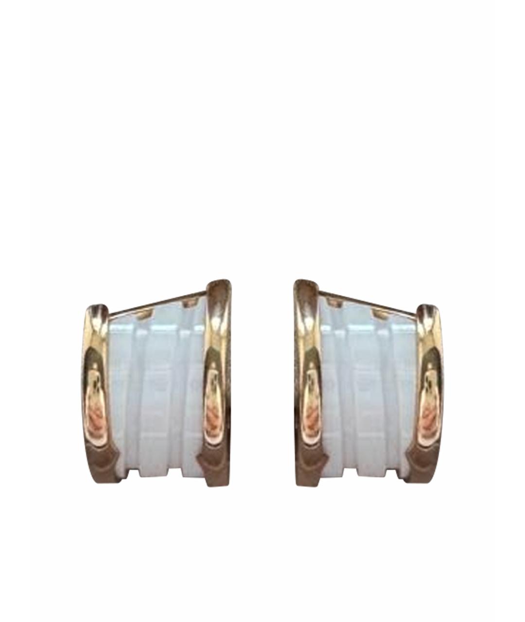 BVLGARI Золотые серьги из розового золота, фото 1