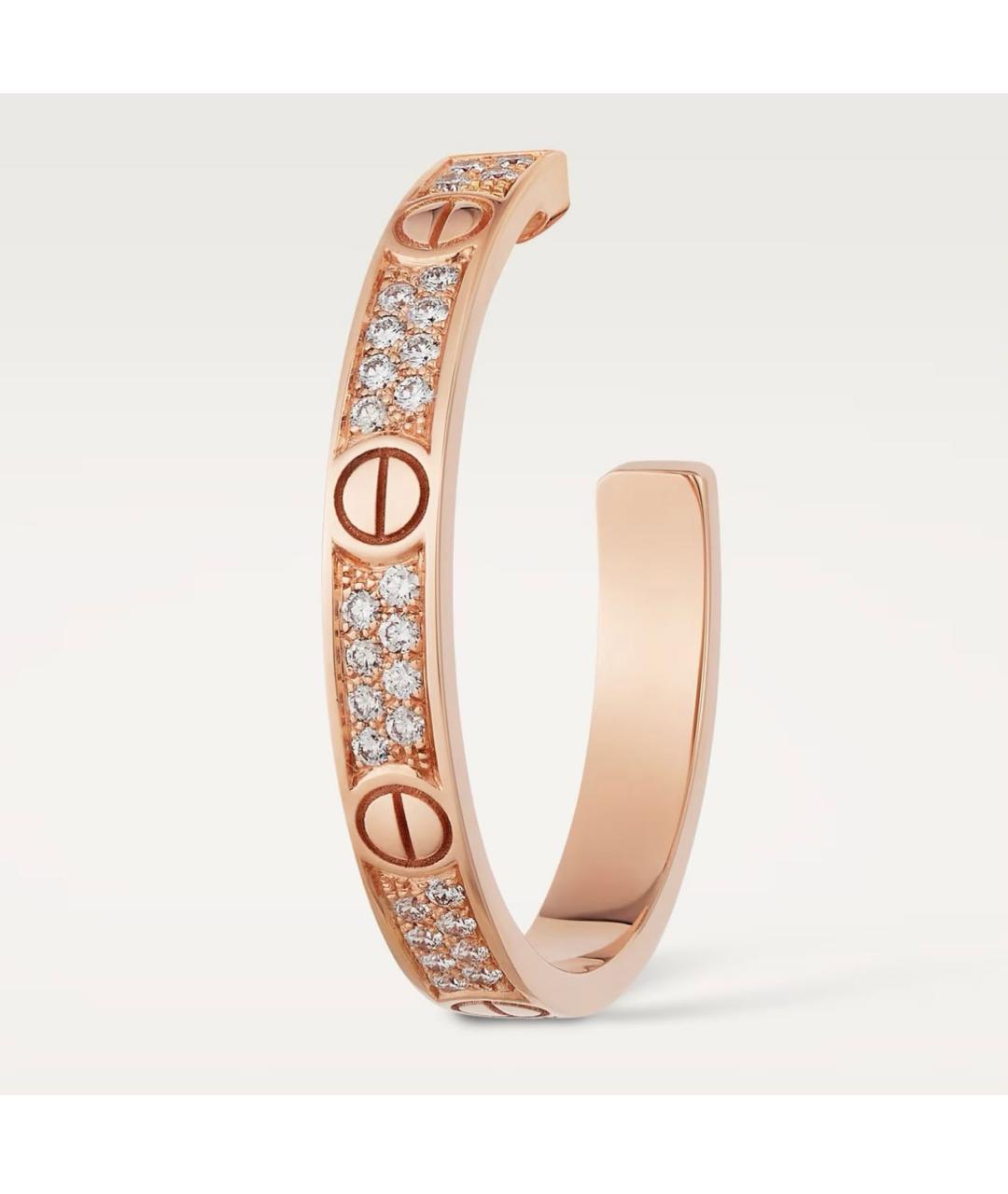 CARTIER Розовые серьги из розового золота, фото 5