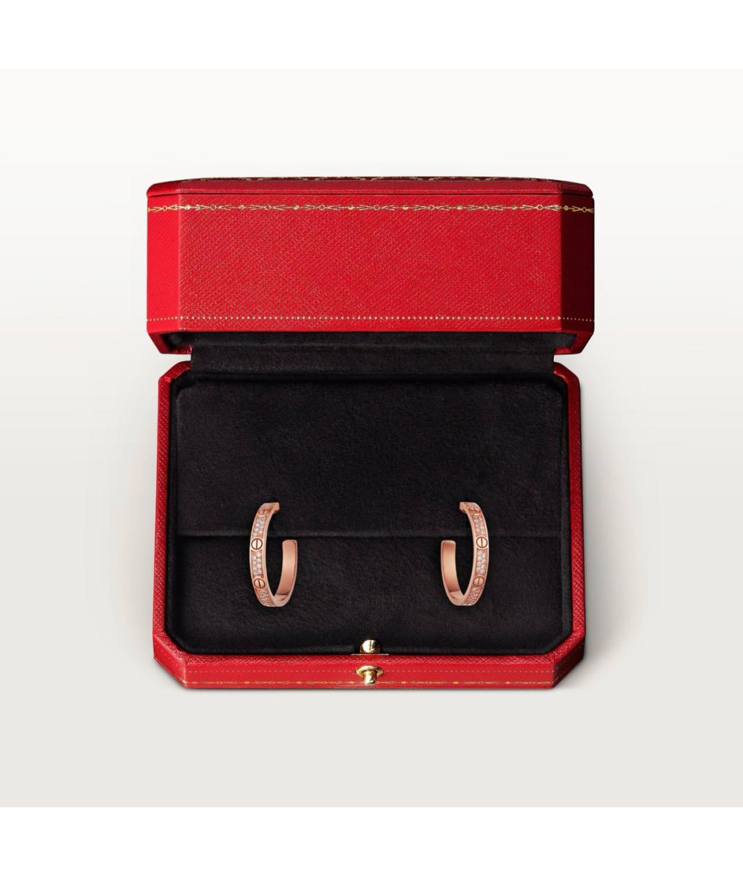 CARTIER Розовые серьги из розового золота, фото 6
