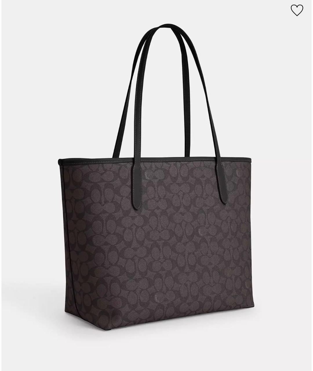 COACH Коричневая сумка тоут, фото 3