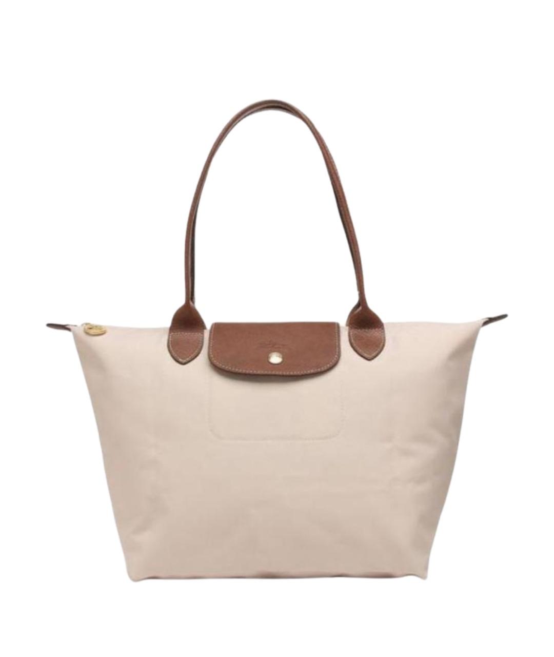 LONGCHAMP Белая сумка тоут, фото 1