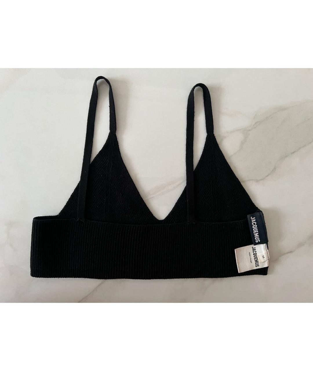 JACQUEMUS Черная майка, фото 4