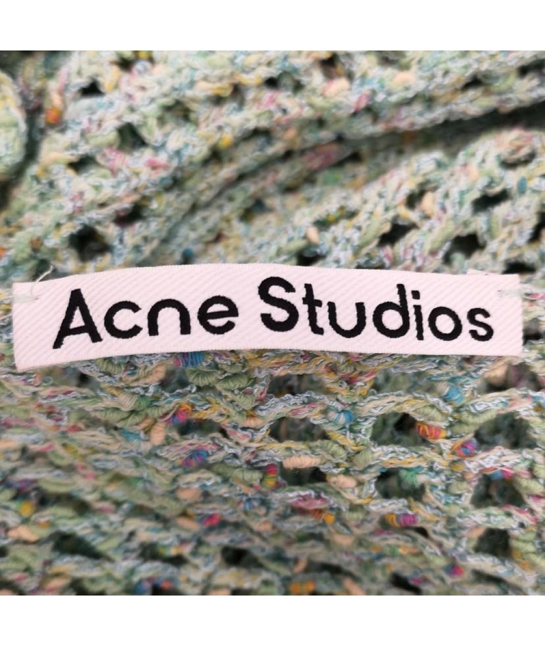 ACNE STUDIOS Салатовый хлопковый джемпер / свитер, фото 7