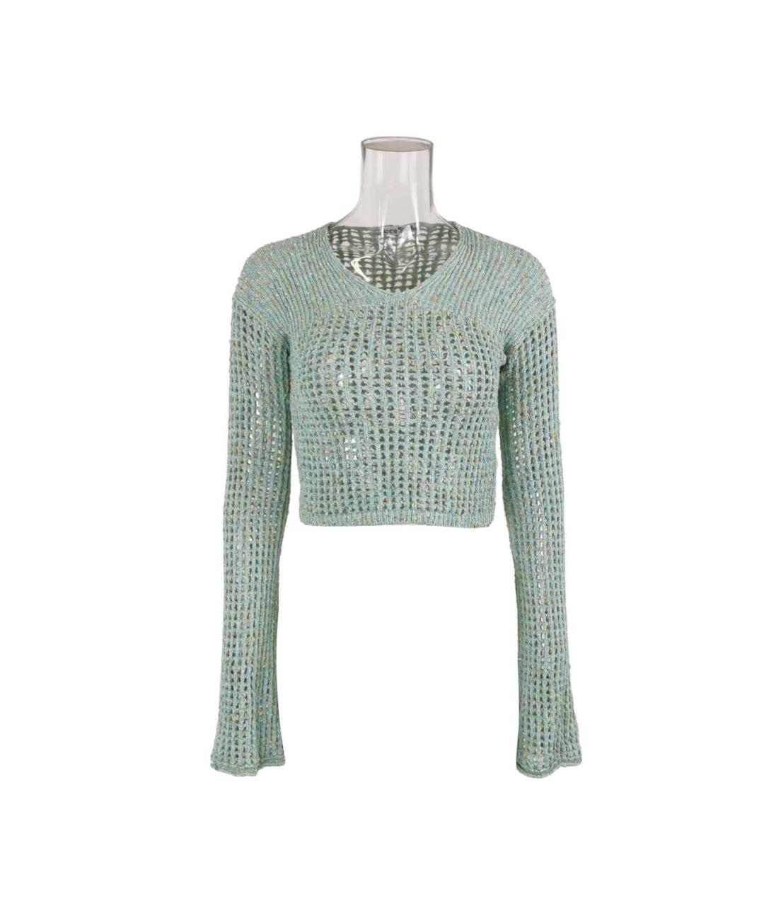 ACNE STUDIOS Салатовый хлопковый джемпер / свитер, фото 8