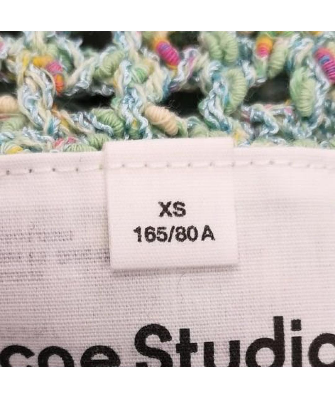 ACNE STUDIOS Салатовый хлопковый джемпер / свитер, фото 5