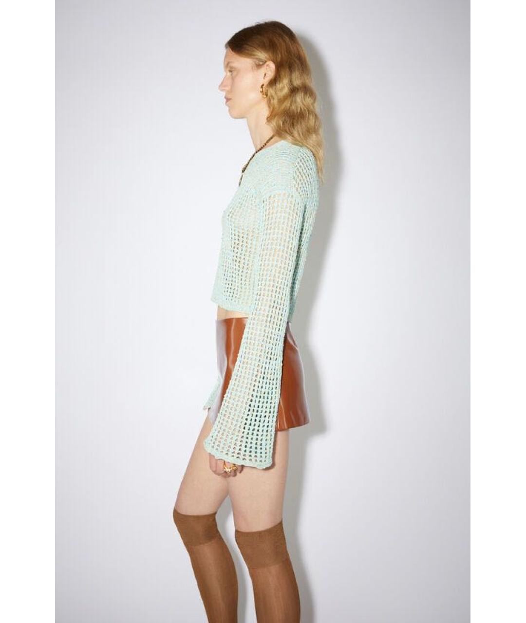 ACNE STUDIOS Салатовый хлопковый джемпер / свитер, фото 6