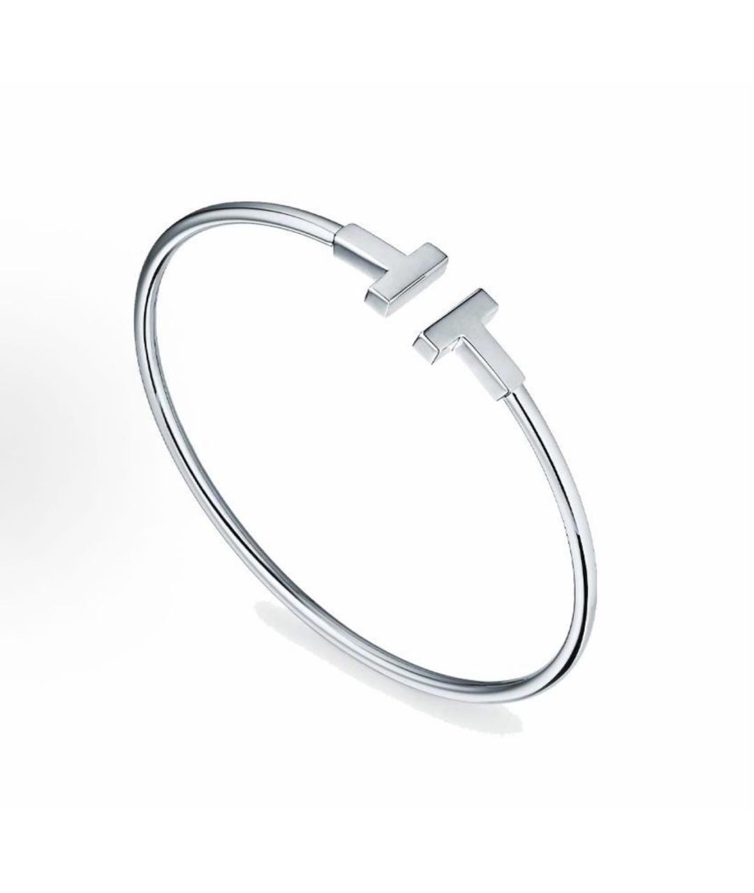 TIFFANY&CO Серебрянный браслет из белого золота, фото 2