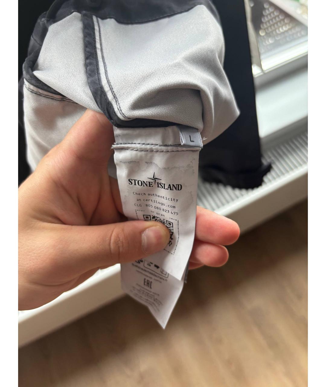 STONE ISLAND Фиолетовая хлопковая куртка, фото 4