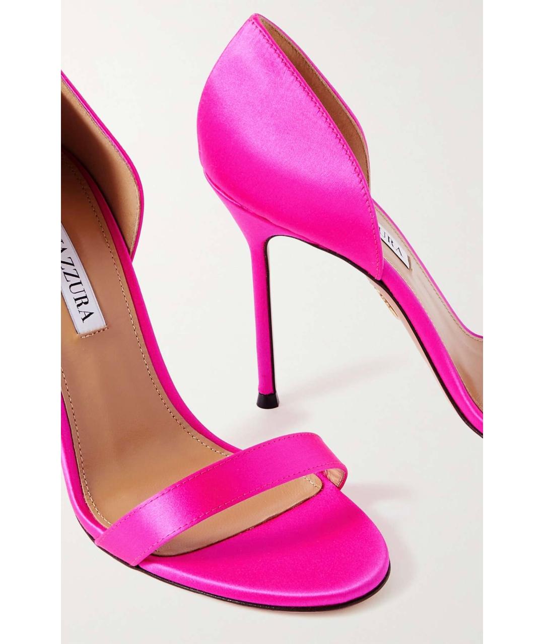 AQUAZZURA Фуксия босоножки, фото 7