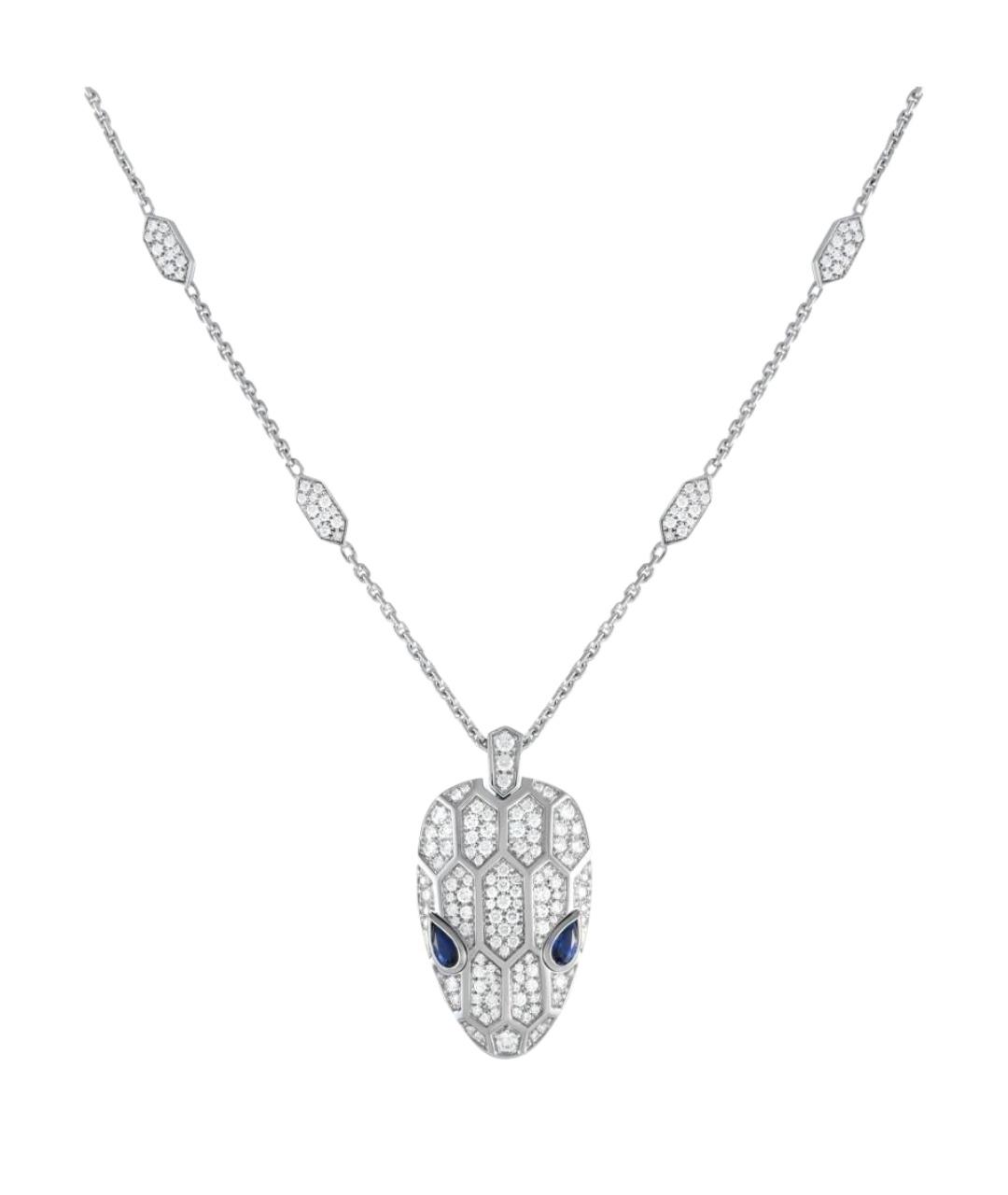 BVLGARI Серебряная подвеска из белого золота, фото 1
