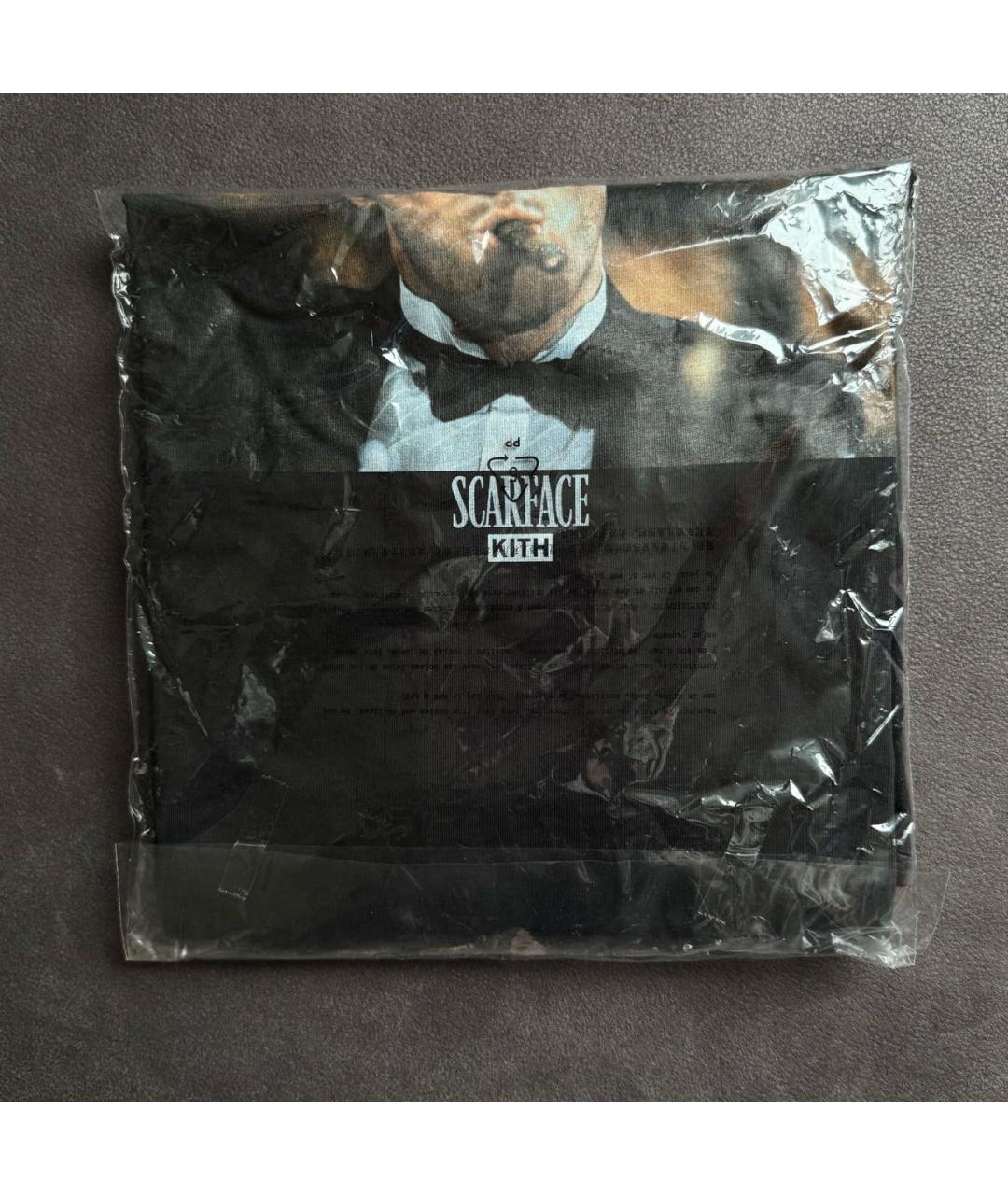 KITH Черная хлопковая футболка, фото 4