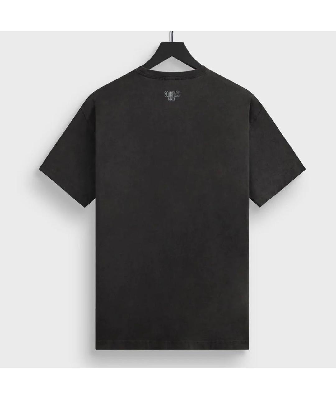 KITH Черная хлопковая футболка, фото 2