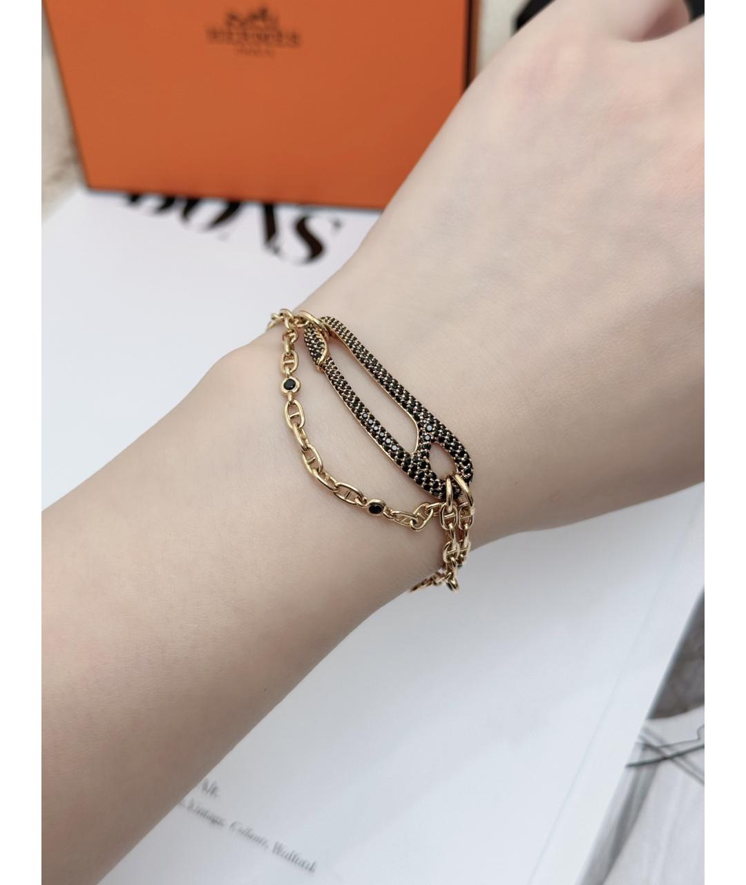 HERMES Золотой браслет из желтого золота, фото 6