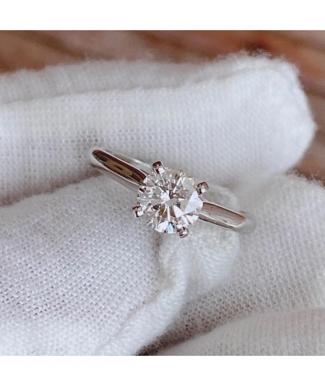 CARTIER Серебряное платиновое кольцо, фото 5