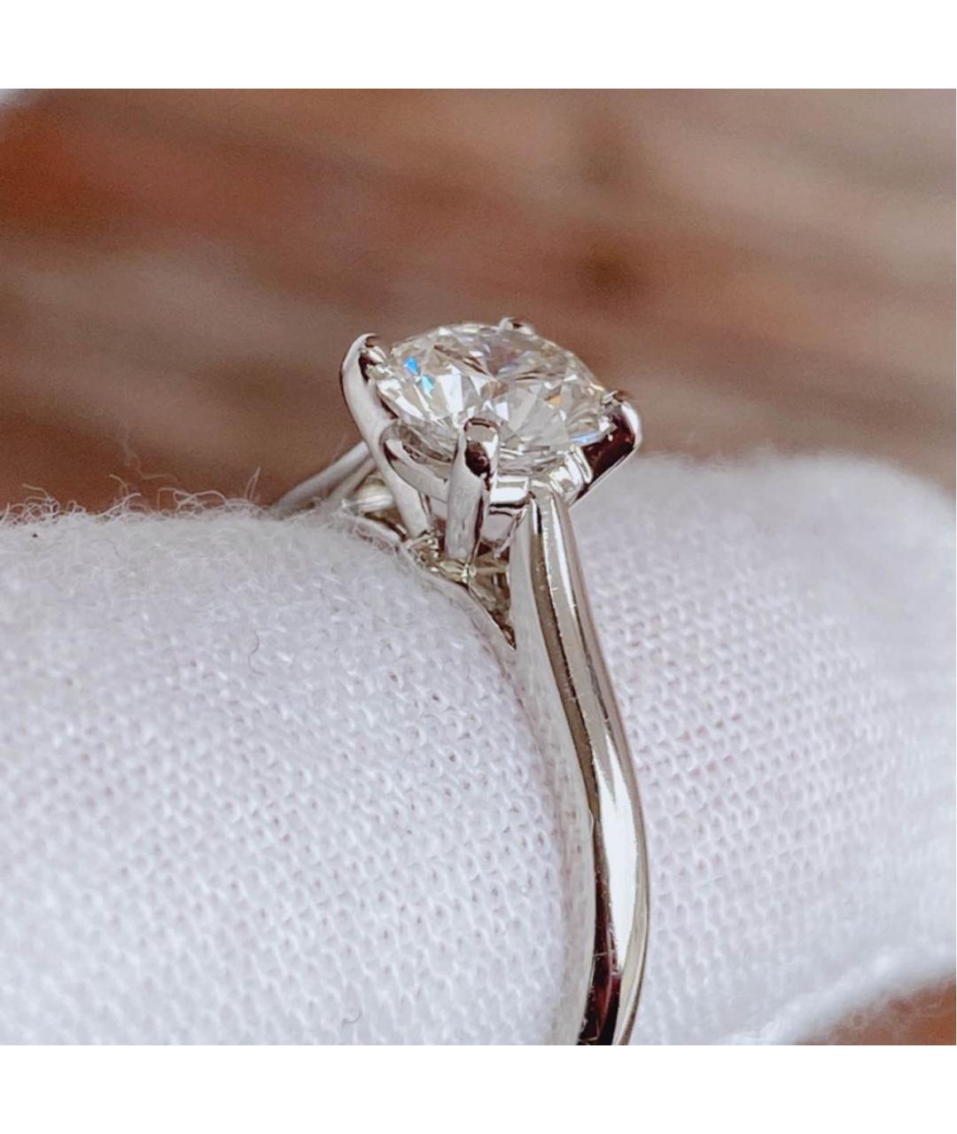 CARTIER Серебряное платиновое кольцо, фото 4