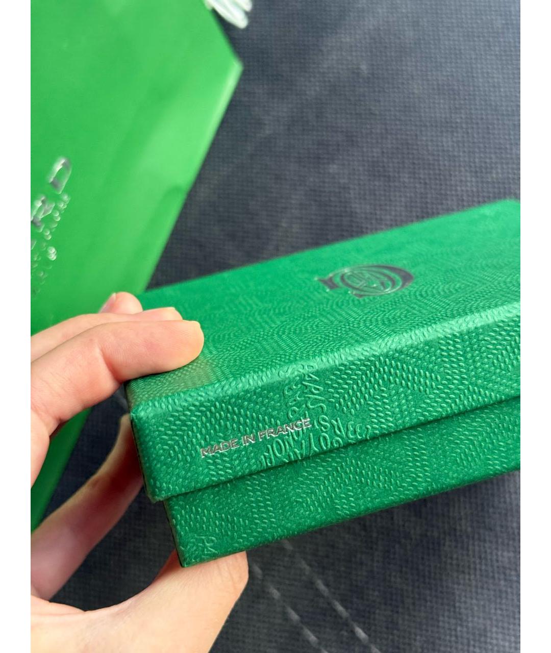 GOYARD Черный кожаный кардхолдер, фото 6