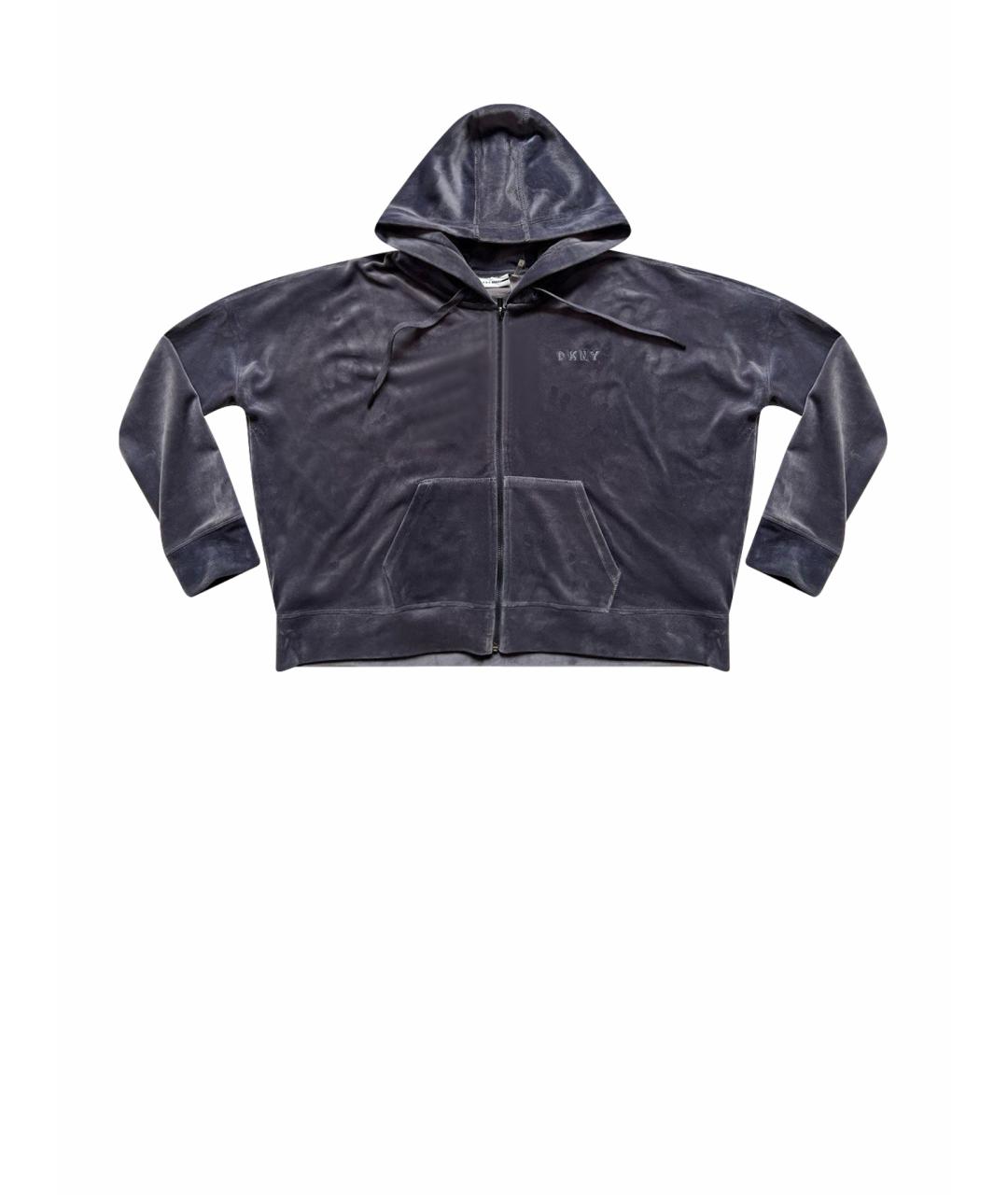 DKNY Серая полиэстеровая спортивная куртка, фото 1
