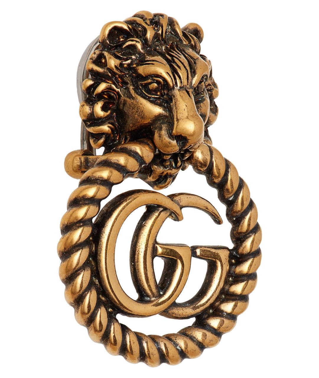 GUCCI Золотые клипсы, фото 4