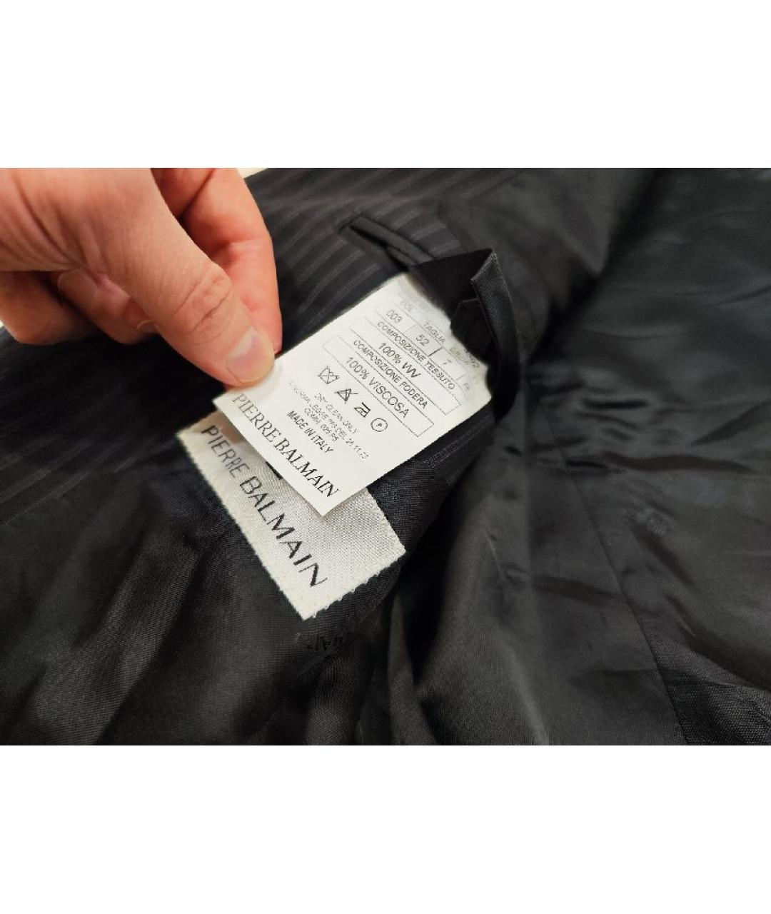 PIERRE BALMAIN Темно-синий классический костюм, фото 5
