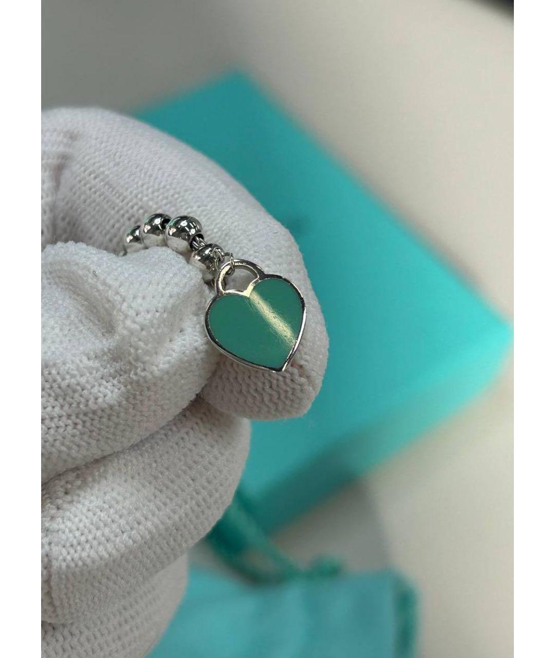 TIFFANY&CO Бирюзовый серебряный браслет, фото 2