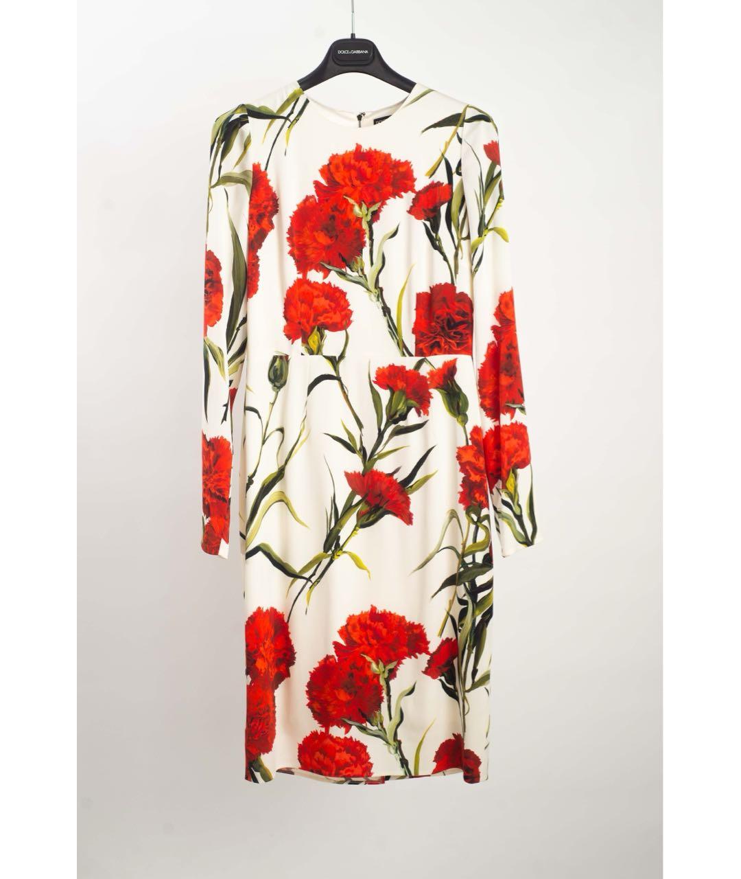 DOLCE&GABBANA Шелковое повседневное платье, фото 7
