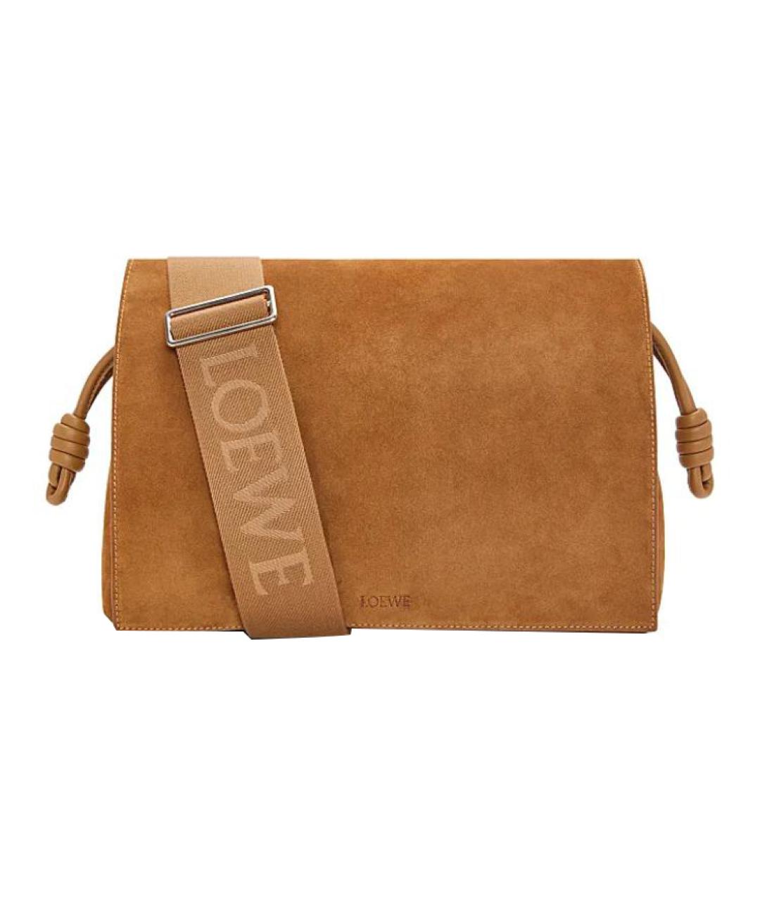 LOEWE Коричневая сумка на плечо, фото 1