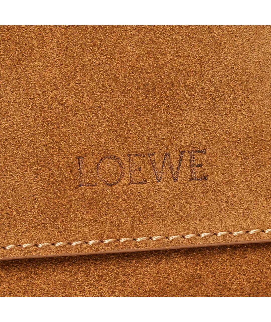LOEWE Коричневая сумка на плечо, фото 6